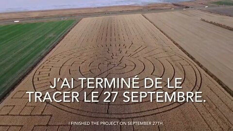 Magnificent！This field In Quebec has just been elected the largest corn maze in the world
