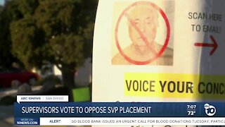 Board votes to oppose SVP placements in San Diego County