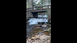 Beautiful Waterfall Under an Bridge 🥰