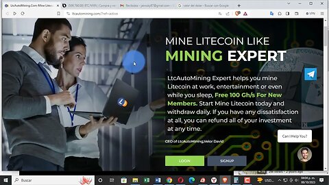 💲💻 ⏬ LTCautoMining Mineria en la Nube de Litecoin, bono de bienvenida con 100ghs de poder de minado