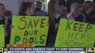 Parents and students fight to save swimming programs at Harford County Public Schools