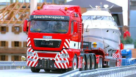 🚛💪 Epic RC Trucks Haulage Showdown! MAN vs. MB Actros vs. Scania 🤖