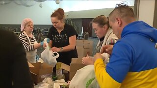 Parma residents fill tractor-trailer with items to help Ukrainian community