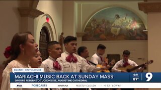 Mariachi music makes return to Sunday mass
