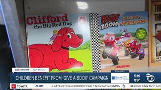 Children benefit from 'Give A Book' campaign