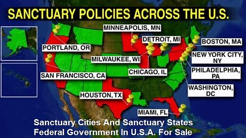 Sanctuary Cities And Sanctuary States And Federal Government In U.S.A. For Sale ?