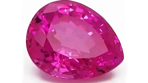 Chatham Pear Pink Sapphires: Lab Grown Pear Shaped Pink Sapphires