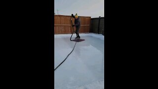 Homemade zamboni easy cheap