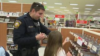 Kids 'Shop with a Cop' during the holidays