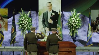 Funeral service for Det. Justin Terry