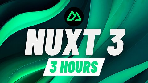 Learn Nuxt 3 — Full Course for Beginners 3 hours (2023)