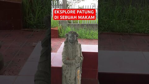 Eksplore patung di pemakaman #patungseram #horor #feedshorts