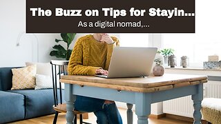 The Buzz on Tips for Staying Productive While Working Remotely