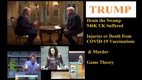 TRUMP Drain the Swamp 946K Suffered Injuries / Death fr COVID-19 Vaccinations & Murder Game Theory