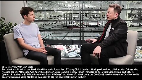 Elon Musk | "We Must Have Democratization of AI Technology & Make It Widely Available. That's the Reason You (Sam Altman), Me (Elon Musk) And the Rest of the Team (Gates Invested $1 Billion Into Open AI) Created OpenAI." - Musk (2016)