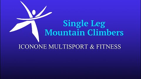 Single Leg Mountain Climbers