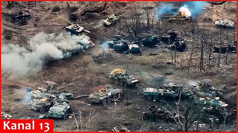 Repeating its mistakes from start of Ukraine war, Russia loses a lot of tanks and APCs