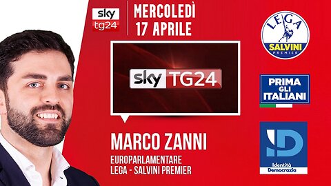 🔴 Interventi da Bruxelles del Pres. Gruppo #ID in #UE, On. Marco Zanni, ospite a SkyTG24 (17/4/2024)