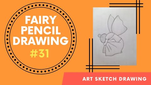 How to Draw a Fairy Step by Step for Beginners ll Fairy Pencil Drawing #fairydrawing #easydrawing