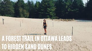 This 3.2-km Forest Trail In Ottawa Leads To Hidden Golden Sand Dunes