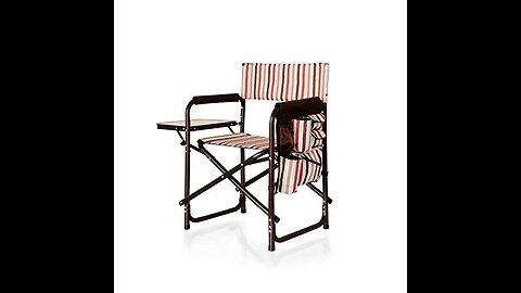 ONIVA - a Picnic Time brand, Outdoor Directors Chair with Side Table, Beach Chair for Adults, C...