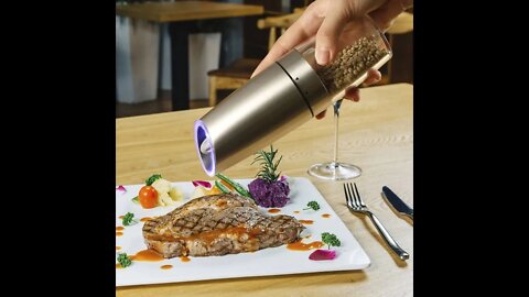 Electric pepper grinder | electric pepper grinder with light | commercial electric pepper grinder