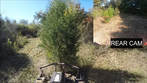 Clearing a camping area on new Illinois Property, Bobcat T650 CTL