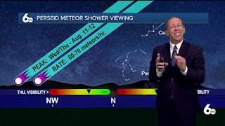 Perseid Meteor Shower Viewing Forecast