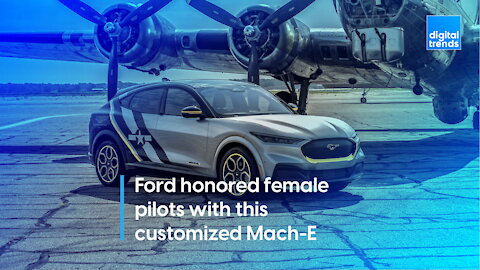 Ford honored female pilots with this customized Mach-E
