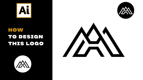 Letter A+M Monogram Logo Design Illustrator | Logo Design Pixellab | Vector Graphics