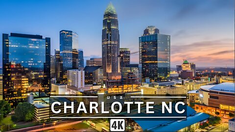 CHARLOTTE, NORTH CAROLINA 4K DRONE FOOTAGE - A STUNNING AERIAL VIEW - DREAM TRIPS