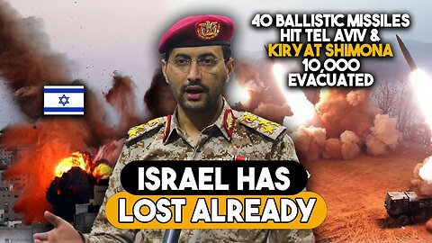 Yemen & Hezbollah Strike Tel Aviv & Kiryat Shimona, Chaos Ensues!