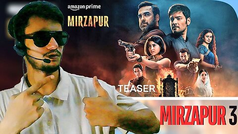 Mirzapur Season 3 - Official Teaser | Pankaj Tripathi, Ali Fazal, Shweta | Reaction | ShaikhRaqib