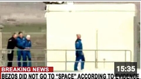 BEZOS did NOT go to SPACE - ENTIRE MISSION WAS CGI