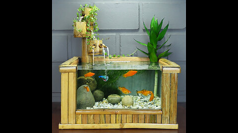 Only 1 bamboo pipe, we have a beautiful aquarium