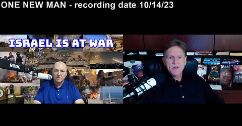 Live From Israel 10/14/23 with Messianic Rabbi Zev Porat & Pastor Carl Gallups - ONE NEW MAN