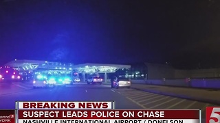 1 In Custody After Pursuit Ends At Nashville Airport