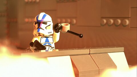 Clone Trooper Vs. Droideka | LEGO Star Wars Stop Motion