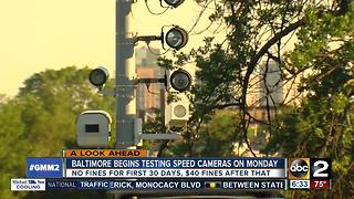 Baltimore speed and red light cameras return Monday