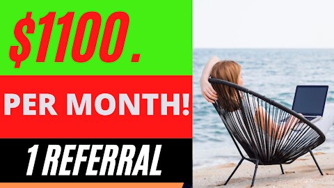 $1100 Per Month Recurring Income From 1 Affiliate Referral?