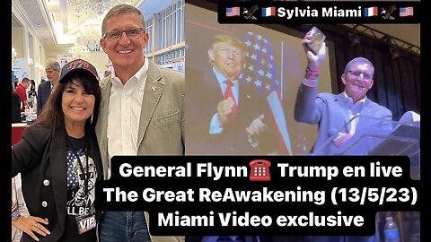 🇫🇷 Général Flynn ☎️ Trump en direct 13/5/23 / 🇺🇸General Flynn ☎️ Trump in live