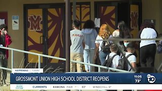 Grossmont Union High district reopens for in-person classes
