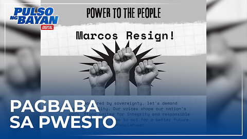 Taumbayan, gulong-gulo na sa Marcos administration −Marcos Resign Movement