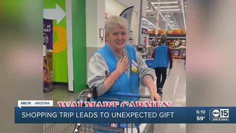 Walmart greeter receives life changing gift thanks to TikTok video