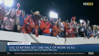 OSU Wins 55-3 Against KU