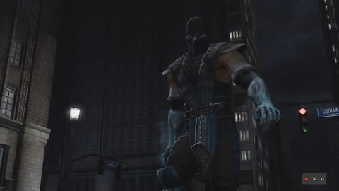 Subzero Fights Deathstroke And Meets Batman Mortal Kombat Vs Dc Universe