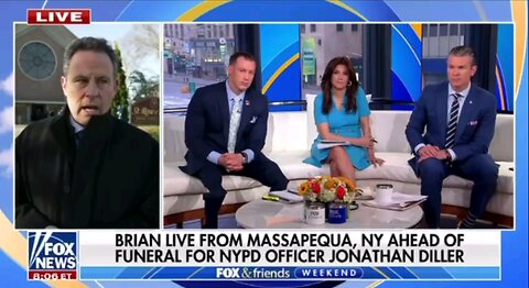 Brian Kilmeade reports from funeral for slain officer Diller-NYC police commissioner said no to NYPD