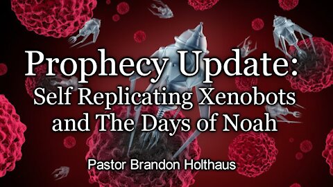Prophecy Update: Self Replicating Xenobots and The Days of Noah
