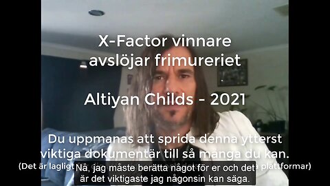 X-Factor vinnare avslöjar Frimureriet - Altiyan Childs 2021 - Swesub