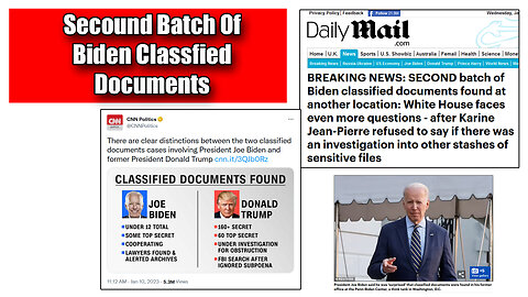 Second Batch of Biden Classified Documents Found